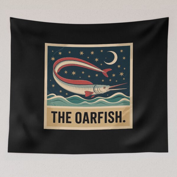 Item preview, The Oarfish Tarot Card Crescent Moon Celestial Stars designed and sold by BHMARTS.