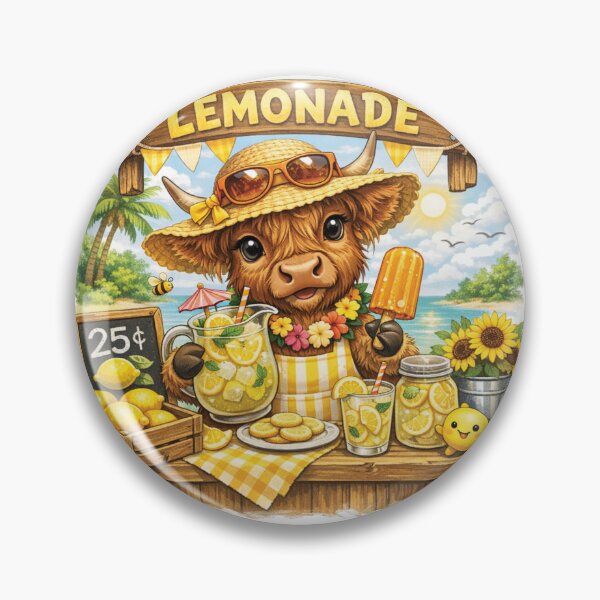 Item preview, “Fresh-Squeezed Sunshine: Lemonade Cow Mascot” designed and sold by Mindful56.
