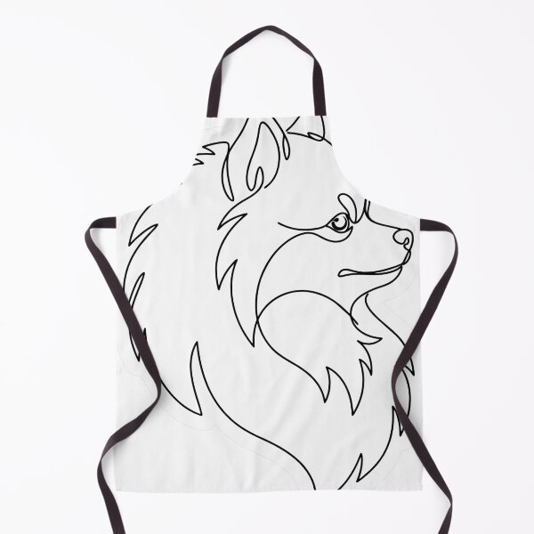Item preview, Pomeranian Minimalist Line Dog Art designed and sold by YanitaTF.