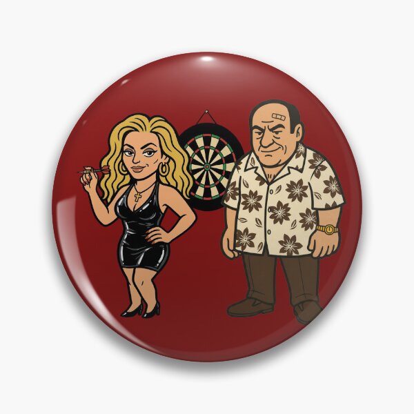 Item preview, The Sopranos Family Cuties - The Crazy Horse "Darts" Club designed and sold by CleverCulture.