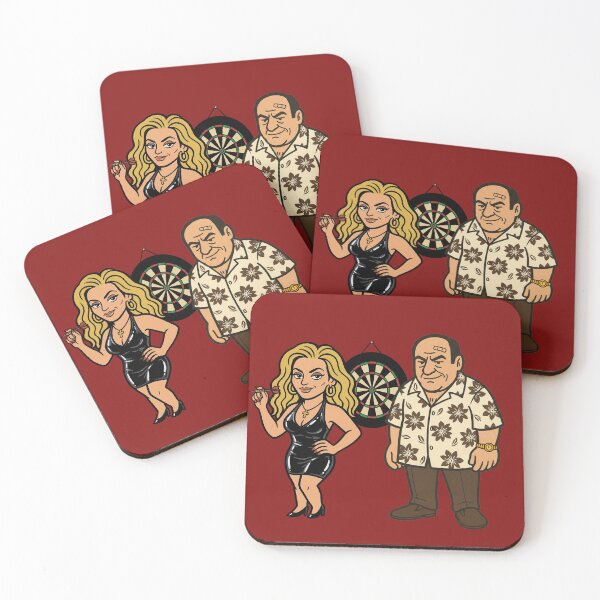 Item preview, The Sopranos Family Cuties - The Crazy Horse "Darts" Club designed and sold by CleverCulture.