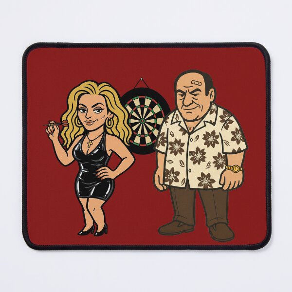 Item preview, The Sopranos Family Cuties - The Crazy Horse "Darts" Club designed and sold by CleverCulture.