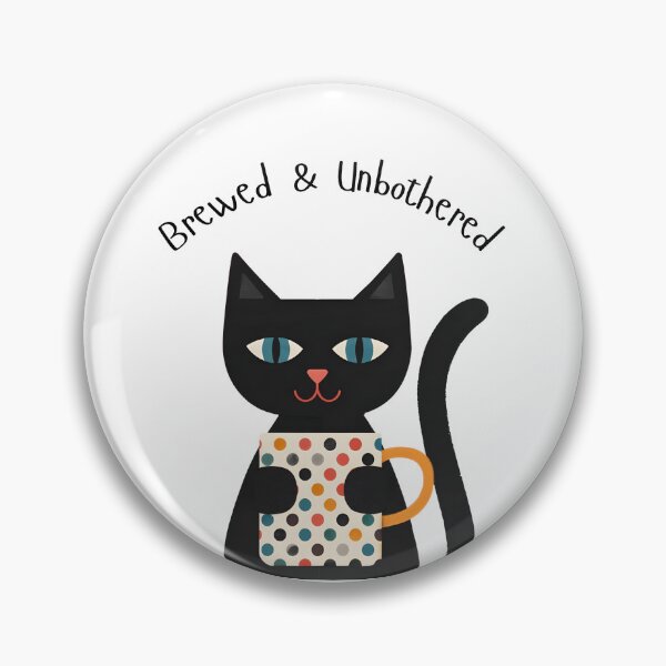 Item preview, Brewed & Unbothered designed and sold by EllieHeartCo.