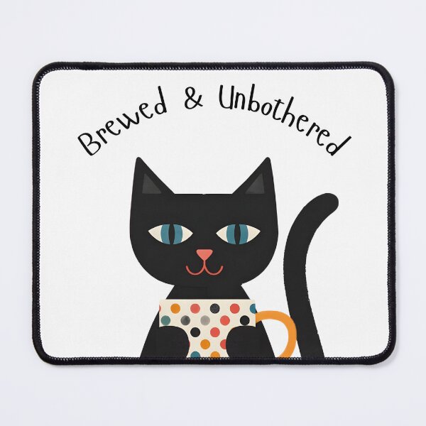 Item preview, Brewed & Unbothered designed and sold by EllieHeartCo.