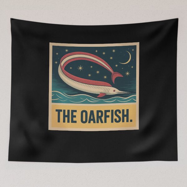 Item preview, The Oarfish Tarot Card Crescent Moon Celestial Stars designed and sold by BHMARTS.