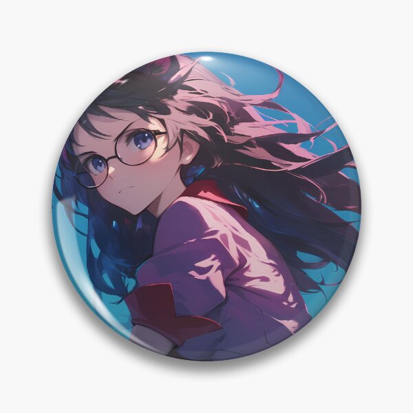 Item preview, Tsubasa Hanekawa Bakemonogatari Rooftop Sky Glasses Cat Ears Calm Vibe designed and sold by Tokyonomad.
