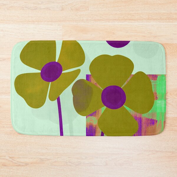 Item preview, Modern Dual Floral Art – Vibrant Art Deco Flower Design designed and sold by joycrysstudio.