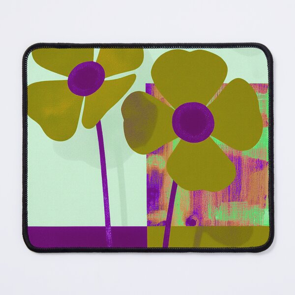 Item preview, Modern Dual Floral Art – Vibrant Art Deco Flower Design designed and sold by joycrysstudio.