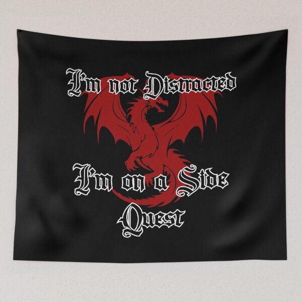 Item preview, I'm Not Distracted I'm On A Side Quest Nerdy ADHD designed and sold by Sugar-n-Spite.