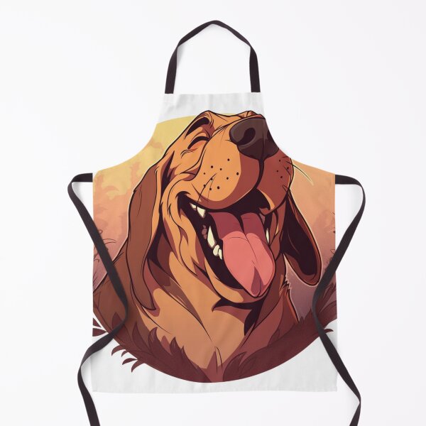 Item preview, Cute happy bloodhound designed and sold by MendaciousMina.