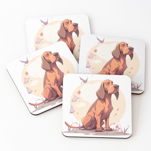 Item preview, Cute bloodhound designed and sold by MendaciousMina.