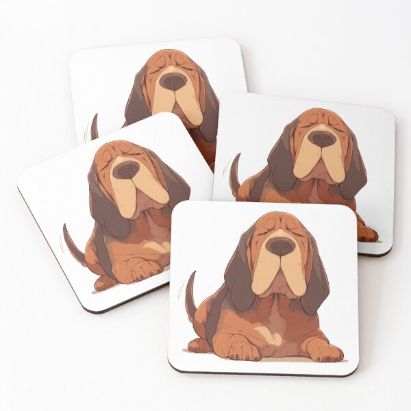 Item preview, Cute bloodhound designed and sold by MendaciousMina.