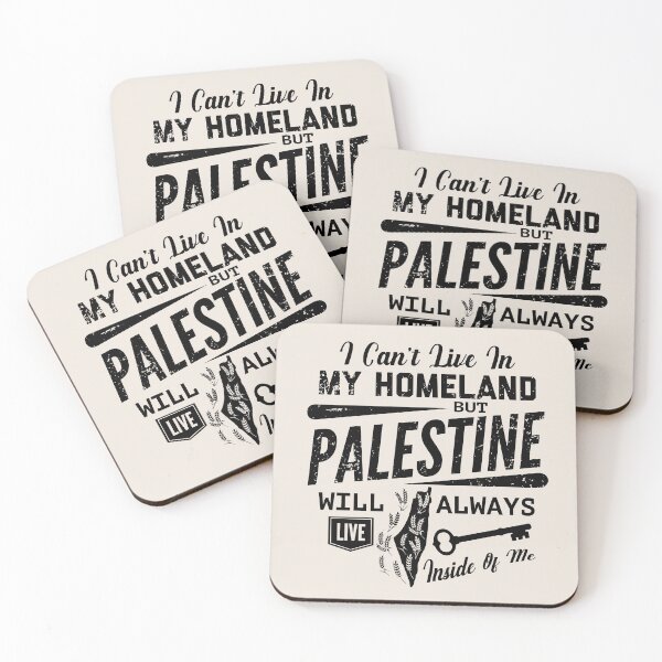 Item preview, Palestine Will Always Live Inside Of Me Palestinian Right of Return Design - blk designed and sold by Hurriyyatee.