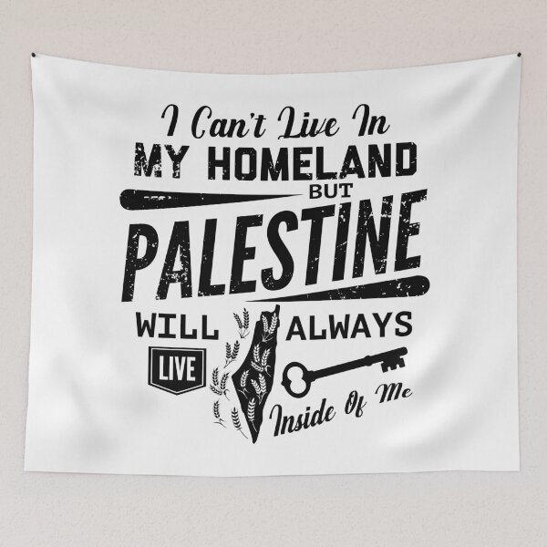 Item preview, Palestine Will Always Live Inside Of Me Palestinian Right of Return Design - blk designed and sold by Hurriyyatee.