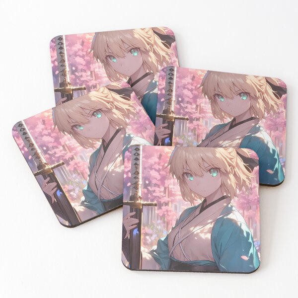 Item preview, Okita Souji Fate Grand Order Cherry Blossom Kimono Calm designed and sold by Tokyonomad.