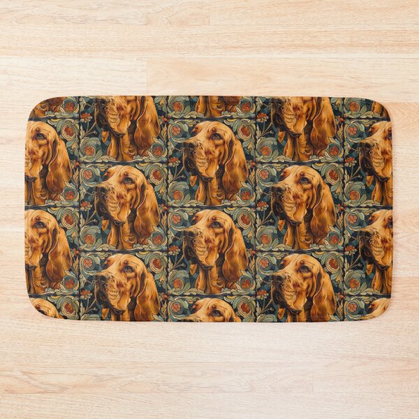 Item preview, Art nouveau bloodhound designed and sold by MendaciousMina.