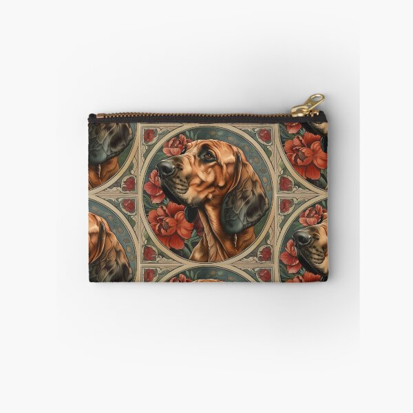 Item preview, Art nouveau bloodhound designed and sold by MendaciousMina.