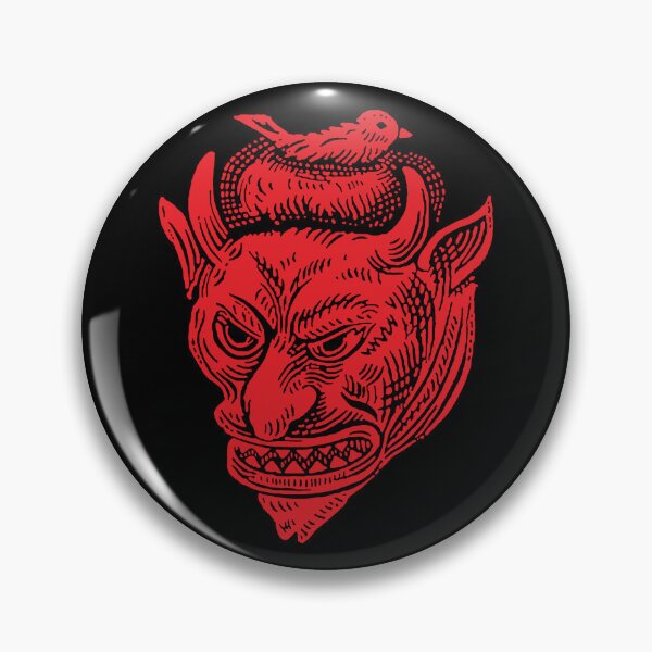 Item preview, Devil's head with bird's nest (red image) designed and sold by Luggnagg.