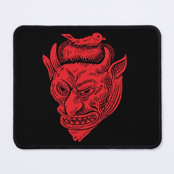 Item preview, Devil's head with bird's nest (red image) designed and sold by Luggnagg.
