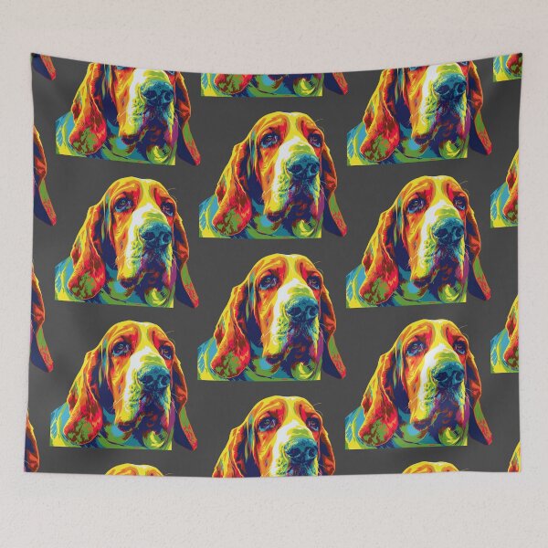 Item preview, Pop art bloodhound designed and sold by MendaciousMina.