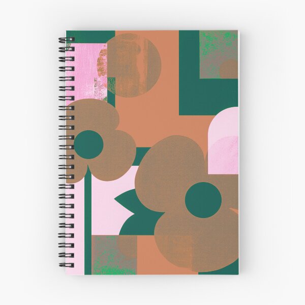 Item preview, Modern Earth Tone Floral – Art Deco Inspired Design designed and sold by joycrysstudio.