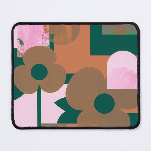 Item preview, Modern Earth Tone Floral – Art Deco Inspired Design designed and sold by joycrysstudio.