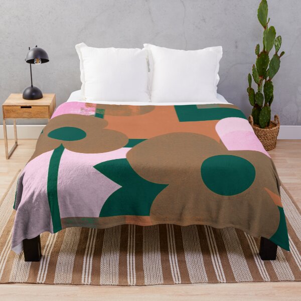 Item preview, Modern Earth Tone Floral – Art Deco Inspired Design designed and sold by joycrysstudio.