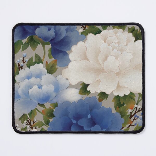 Item preview, Prosperity & Happiness Wall Art, Korean Minhwa, Peony Art Print, Procreate Floral Painting designed and sold by greemwork.