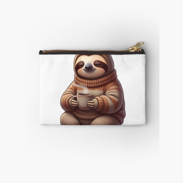Item preview, Cozy Sloth Coffee Lover - Cute Animal T-Shirt designed and sold by SlyFenrir.
