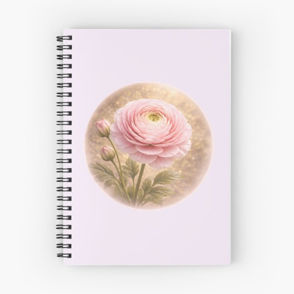 Item preview, Ranunculus Romance – Layered Petal Bloom Circle Design designed and sold by TheJoyfulPen.