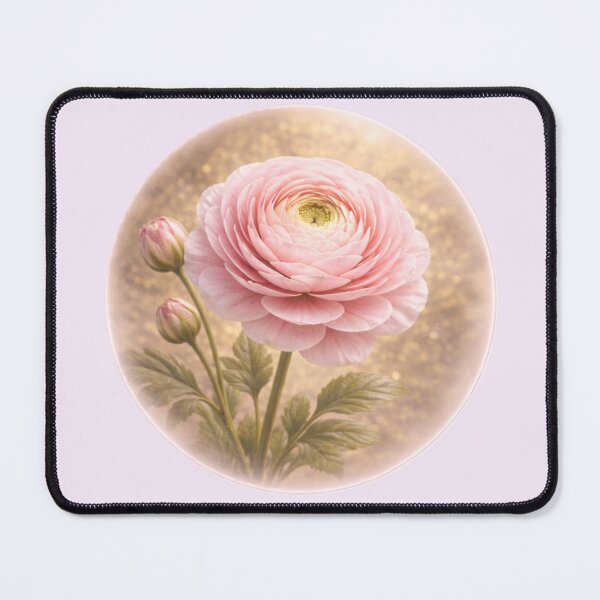 Item preview, Ranunculus Romance – Layered Petal Bloom Circle Design designed and sold by TheJoyfulPen.
