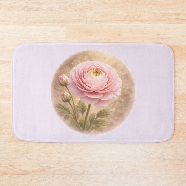 Item preview, Ranunculus Romance – Layered Petal Bloom Circle Design designed and sold by TheJoyfulPen.