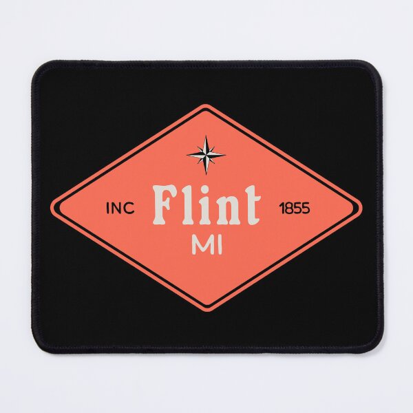 Item preview, Flint Michigan Diamond Shaped City Badge designed and sold by American Travels.
