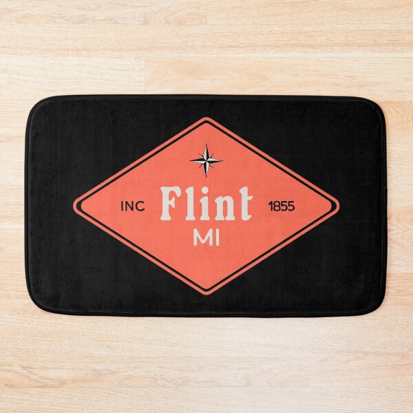 Item preview, Flint Michigan Diamond Shaped City Badge designed and sold by American Travels.