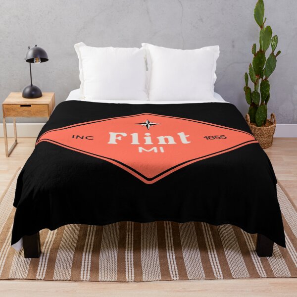 Item preview, Flint Michigan Diamond Shaped City Badge designed and sold by American Travels.