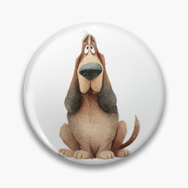 Item preview, Cute bloodhound designed and sold by MendaciousMina.