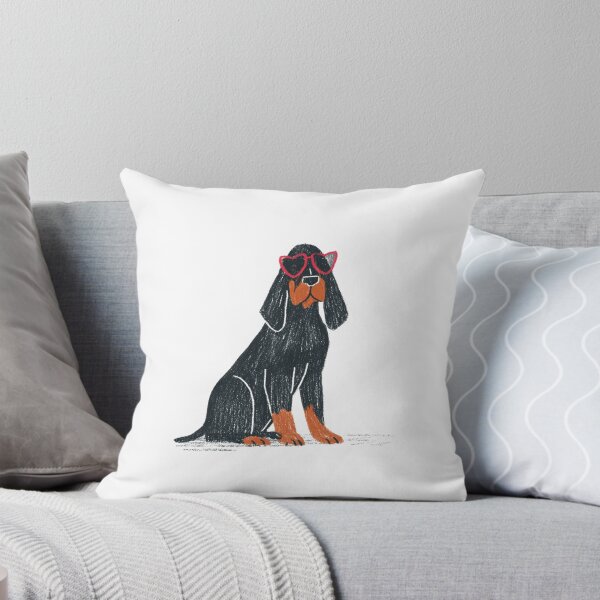 Item preview, Cute bloodhound wearing heart glasses designed and sold by MendaciousMina.