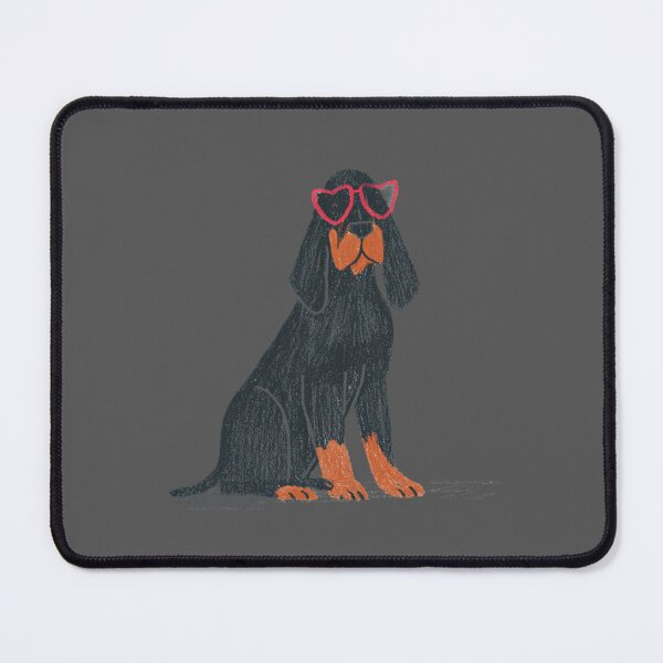 Item preview, Cute bloodhound wearing heart glasses designed and sold by MendaciousMina.