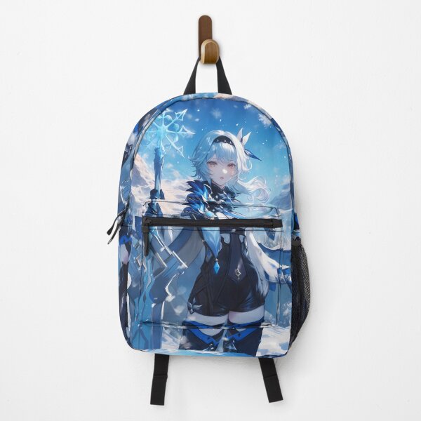 Item preview, Eula Genshin Impact Frost Blue Snow Mountain Elegance designed and sold by Tokyonomad.