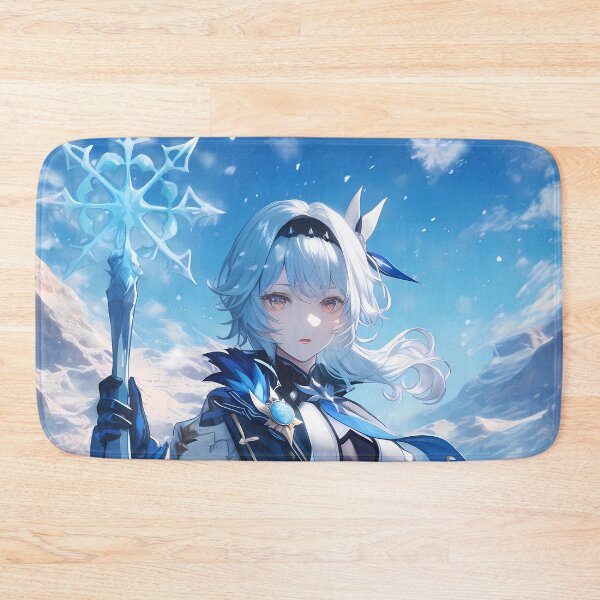 Item preview, Eula Genshin Impact Frost Blue Snow Mountain Elegance designed and sold by Tokyonomad.
