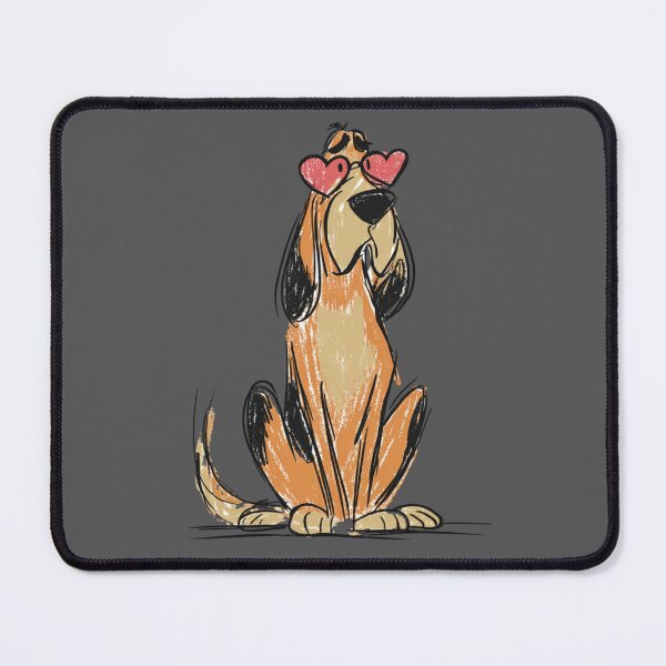 Item preview, Cute bloodhound wearing heart glasses designed and sold by MendaciousMina.
