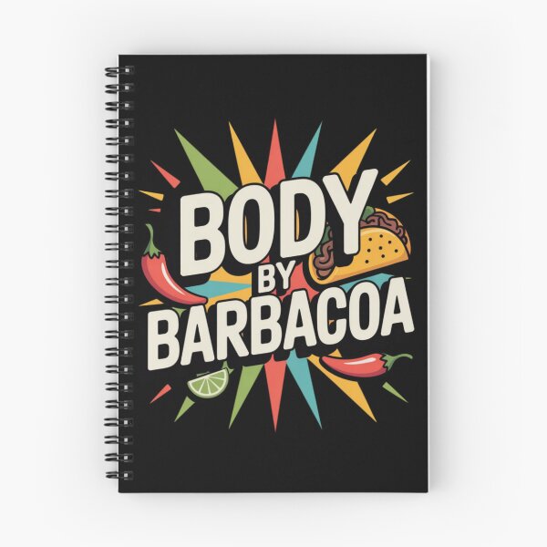 Item preview, Body By Barbacoa Funny Mexican Food Humor Fitness Parody designed and sold by MagicSD Designs.