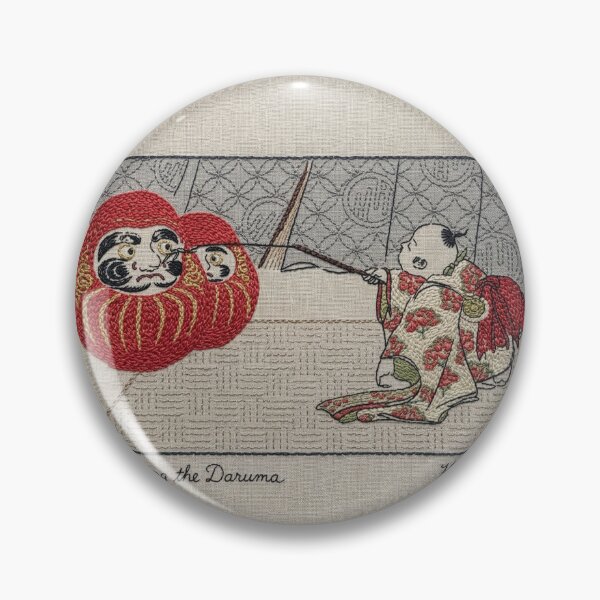 Item preview, Child Teasing Daruma designed and sold by GaFeltaStitch.