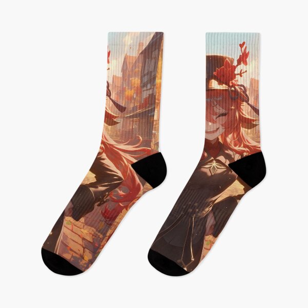 Item preview, Hu Tao Genshin Impact Playful Wink Autumn Street Prankster Energy designed and sold by Tokyonomad.