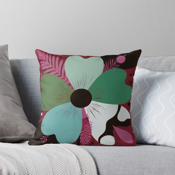 Item preview, Bold Art Deco Floral – Vibrant Modern Flower Design designed and sold by joycrysstudio.