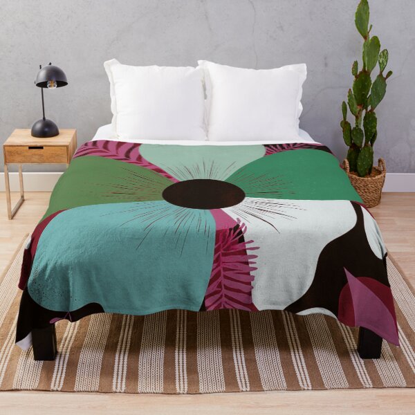 Item preview, Bold Art Deco Floral – Vibrant Modern Flower Design designed and sold by joycrysstudio.