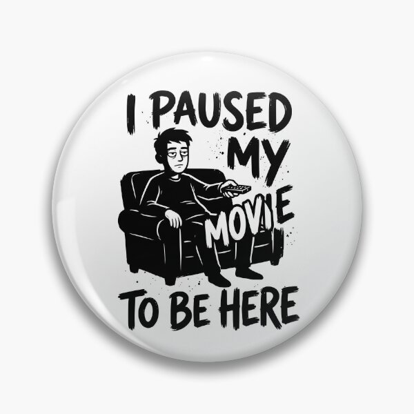 Item preview, I Paused My Hallmark Movie to Be Here Design, Hallmark Movie Lover Gift for Her, Cozy Movie Night Graphic Tee designed and sold by AsturShop.