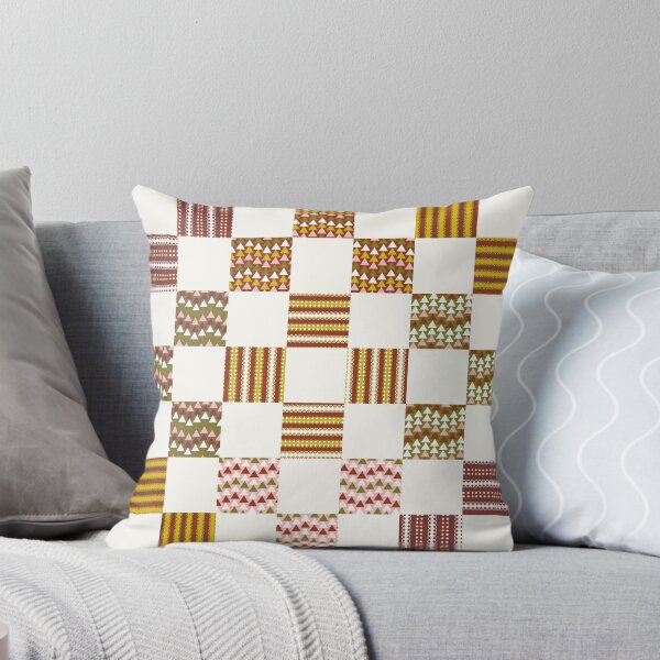 Item preview, Cheater quilt 9 patch Americana traditional fall tones designed and sold by FrancesPoff.