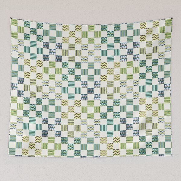 Item preview, Cheater quilt 9 patch Americana traditional irish green designed and sold by FrancesPoff.