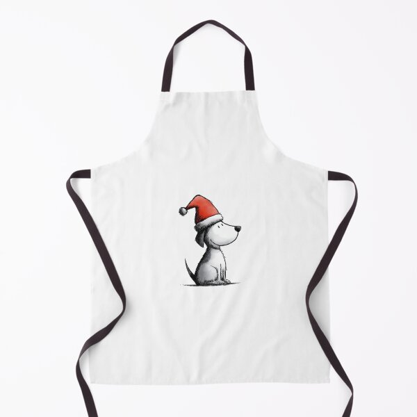 Item preview, Festive Little Friend: Hand-Drawn Christmas Dog designed and sold by top10newgames.
